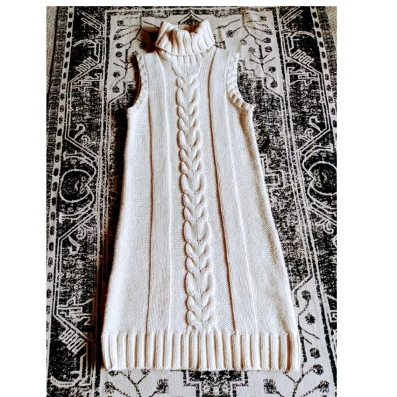 GAP | Dresses | Gap Cable Knit Turtleneck Sweater Dress Sz | Poshmark